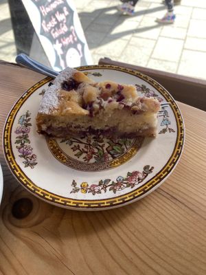 Rhubarb cake  at The Wildcat in Fort William