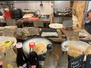 Selection of sandwiches and pastries   at The Wildcat in Fort William