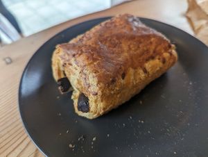 Pain au chocolat at The Wildcat in Fort William
