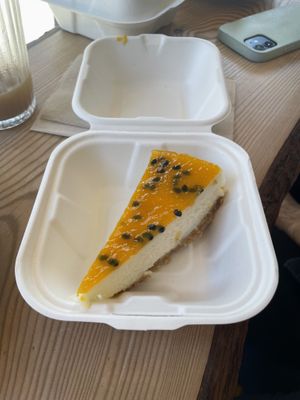 passion fruit cheesecake   at The Wildcat in Fort William