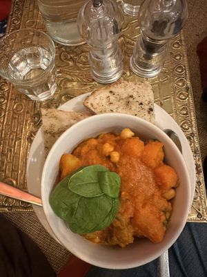 Vegan curry  at The Wildcat in Fort William