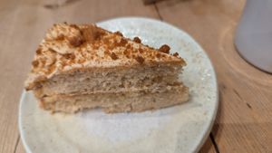 Biscoff cake at The Wildcat in Fort William