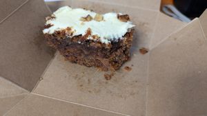 Carrot cake at The Wildcat in Fort William