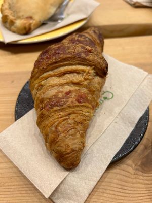 Raspberry croissant  at The Wildcat in Fort William