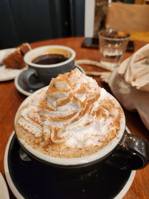 hot chocolate with whipped cream at The Wildcat in Fort William
