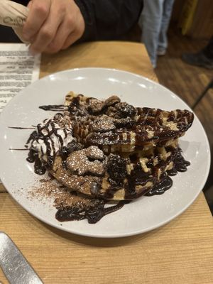 Waffles  at The Wildcat in Fort William