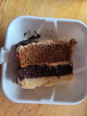 Gâteau au caramel salé at The Wildcat in Fort William