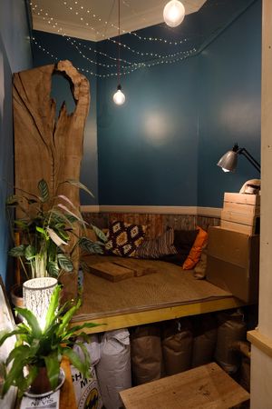 Cosy seating area - for Wildcats or humans  at The Wildcat in Fort William