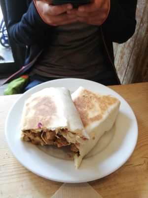 Gyros wrap at The Wildcat in Fort William