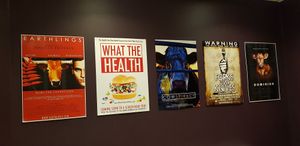 Toilet decor at The Wildcat in Fort William