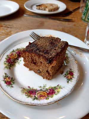 Banana and walnut cake at The Wildcat in Fort William