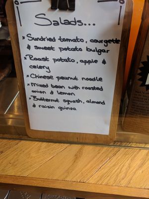 Salads at The Wildcat in Fort William