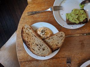 Hummus and sourdough at The Wildcat in Fort William