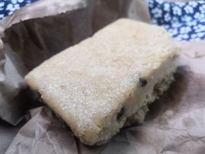 Vegan shortbread with raisins at The Wildcat in Fort William
