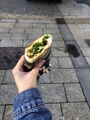 All day breakfast wrap at The Wildcat in Fort William