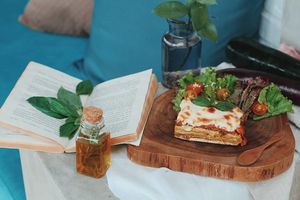Vegan Lasagna at by Cafe in Tegallalang