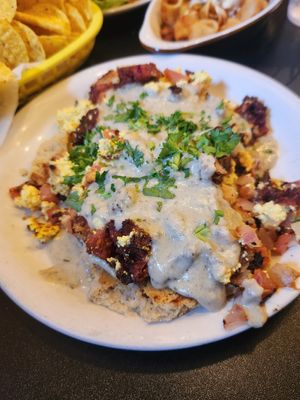 Biscuits and gravy at Red Cup Coffee House in Oklahoma City