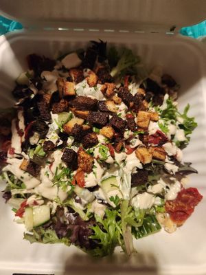 Cashew Caesar salad at Red Cup Coffee House in Oklahoma City