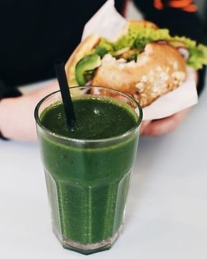 smoothie at Krowarzywa in Torun