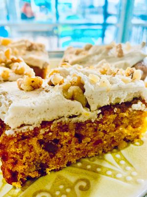 Carrot cake at Earth Cafe in Cork