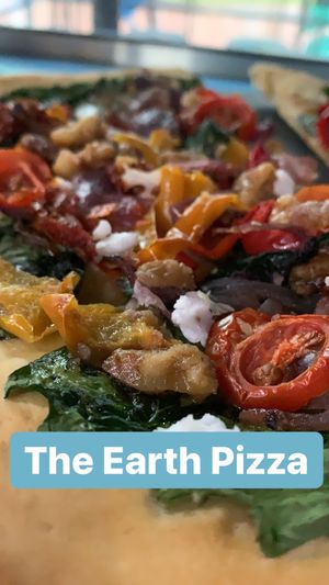 Veg loaded pizza  at Earth Cafe in Cork