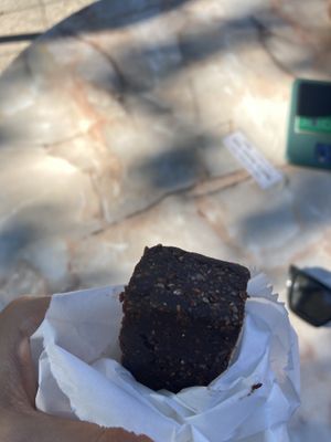 Raw cacao bar  at Nero's Gelato Cafe in Nelson Bay