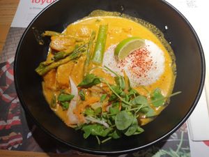 Curry roasted butternut squash at Wagamama in Winchester