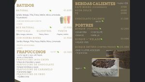 Menu 3/3 at Palmeadas in San Pedro