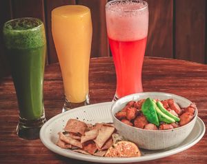 Batidos Naturales & Chifrijo Vegano at Palmeadas in San Pedro