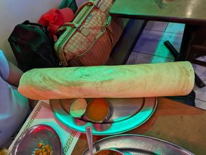 Spinach masala Dosa at Dosa Delight in Jackson Heights