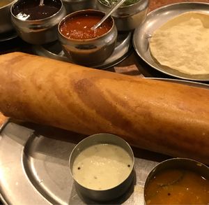 Dosa at Dosa Delight in Jackson Heights