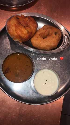 Medu vada (vegan)  at Dosa Delight in Jackson Heights