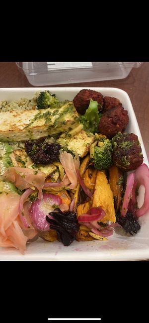 Falafel, broccoli, tofu bowl   at Little Beet - Midtown West in New York City