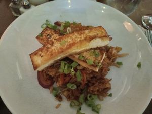 Stir fry at Bistro 781 in Waltham