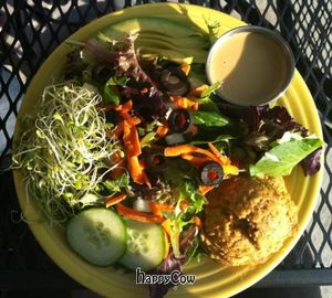 Big Garden Salad w/out Tomatoes and Peppers - Twisted Tree Cafe at Twisted Tree Cafe in Asbury Park