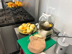 Making marmalade at Lala's Jam Bar and Urban Farmstand in Petaluma