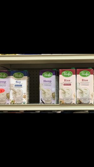 Hemo vainilla, selct soy original, rice oroginal, rice vainilla milks at $3500 colones at Organic Supermarket Pura Vida in Quepos