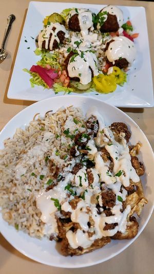 Arninit, falafel at Aladdin Restaurant in Allentown