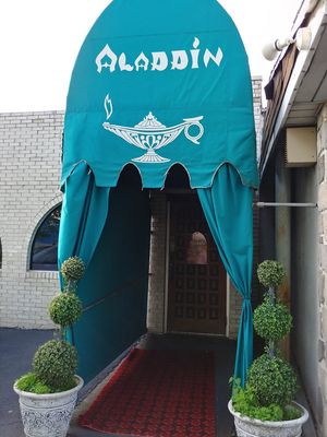 Entrance at Aladdin Restaurant in Allentown