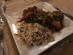 Eggplant stew at Aladdin Restaurant in Allentown
