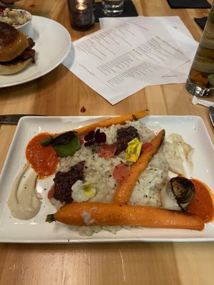Vegan risotto  at Bellwether in Jacksonville