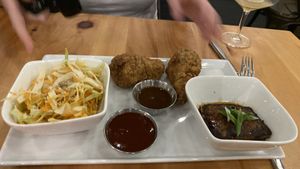 Fried seitan chickn at Bellwether in Jacksonville