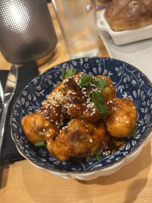 Korean broccoli   at Bellwether in Jacksonville