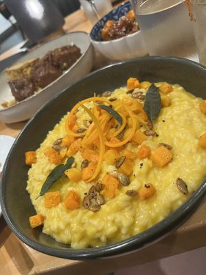 Butternut squash risotto   at Bellwether in Jacksonville