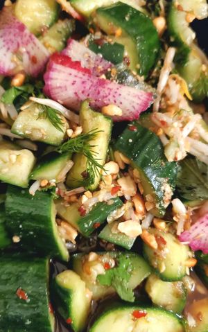 Smashed cucumber salad - was really impressed with what I thought might be a boring dish at DanDan in Milwaukee