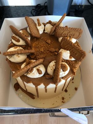 Irresistible, it was the size of a top hat.  at Cake Tin in Blackpool