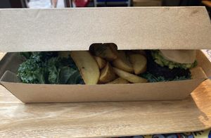 The set comes in a recyclable box at Kale in Hong Kong Island