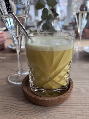 Kurkuma Latte  at Cafe Hygge in Loerrach