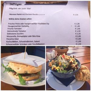 Zutaten zum zusammenstellen at Cafe Hygge in Loerrach