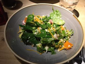 Wholefood salad at The Flying Horse in Bedford